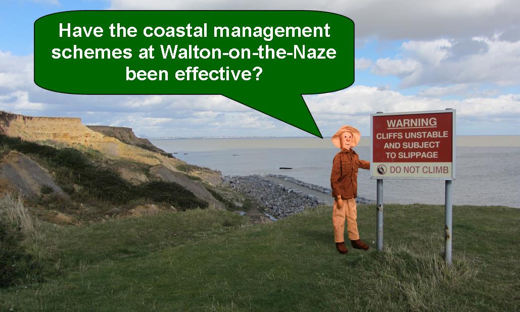 Have the coastal management schemes at Walton-on-the-Naze been effective?